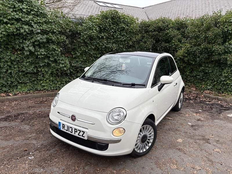 Used Fiat 500 Lounge 2013 White Hatchback