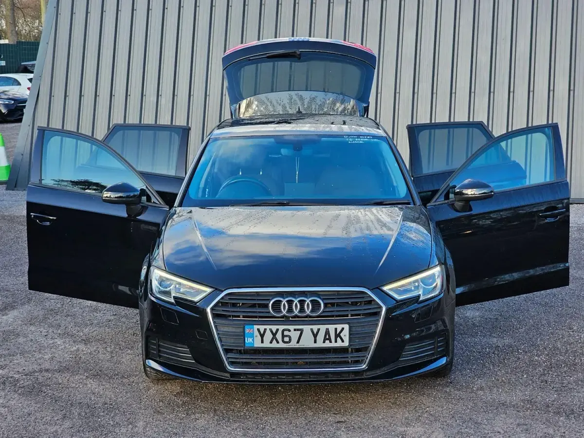 Usado Audi A3 Sportback 2017 Negro Utilitario
