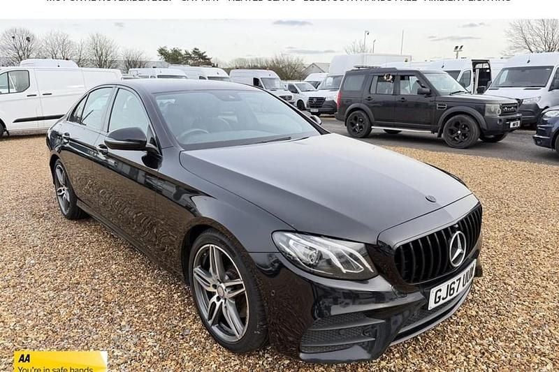 Used Mercedes E200 AMG line 150 HP (110 kW) 2017 Black Sedan