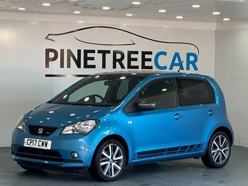 Begagnad Seat Mii FR-Line 75 HK (55 kW) 2017 Blå Halvkombi
