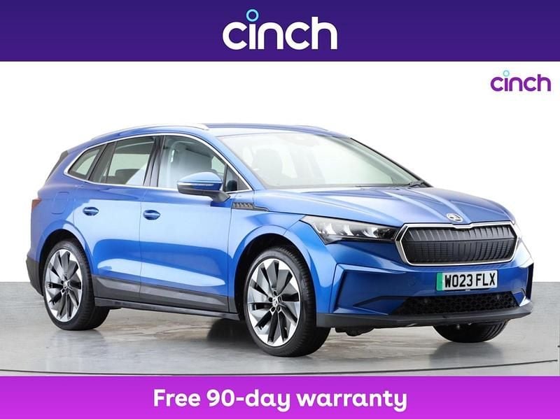 Blue Used 2023 Skoda Enyaq iV ecoSuite SUV | £20,299 (Fair price) - Image 1/3