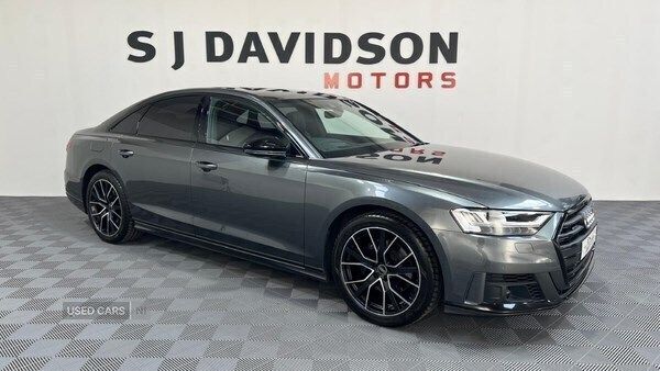 Grey Used 2021 Audi A8 Black Edition Sedan | £37,495 (Fair price) - Image 1/4