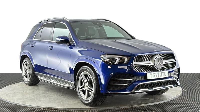 Used Mercedes GLE350 AMG line 320 HP (235 kW) 2021 Blue Estate