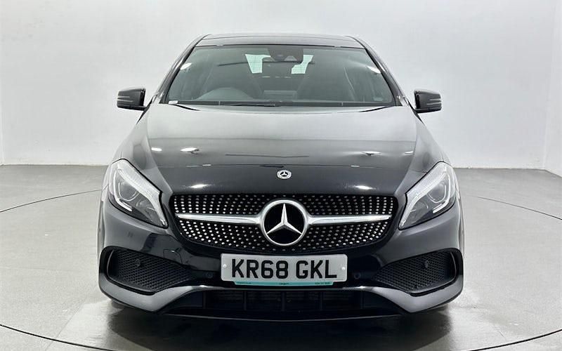 Used Mercedes A200 AMG Line Premium Plus 136 HP (100 kW) 2018 Black Hatchback