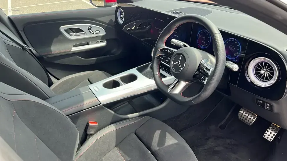 Used Mercedes CLA 250+ AMG line 200 kW (272 HP) 2026 Manufaktur patagonia red metallic Sedan