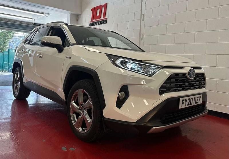 Used Toyota RAV4 Hybrid 2020 White SUV