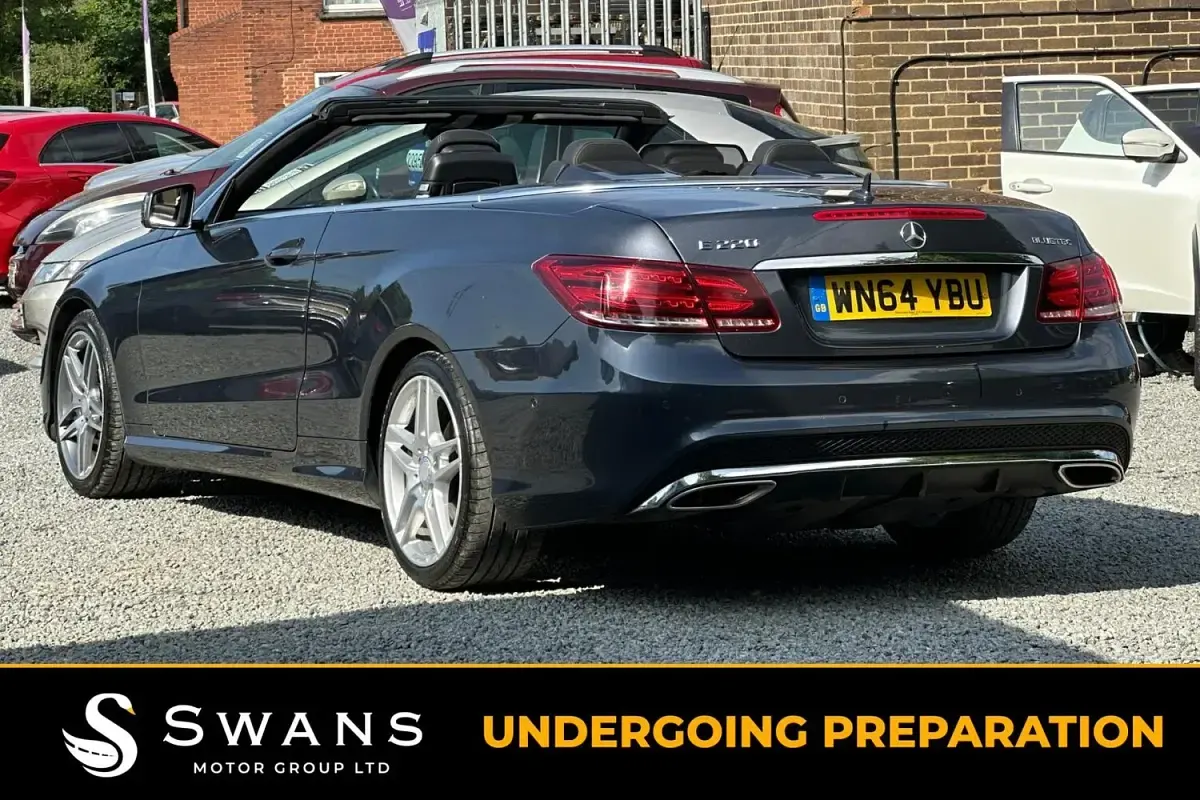 Used Mercedes E220 AMG line 2014 Grey Cabriolet