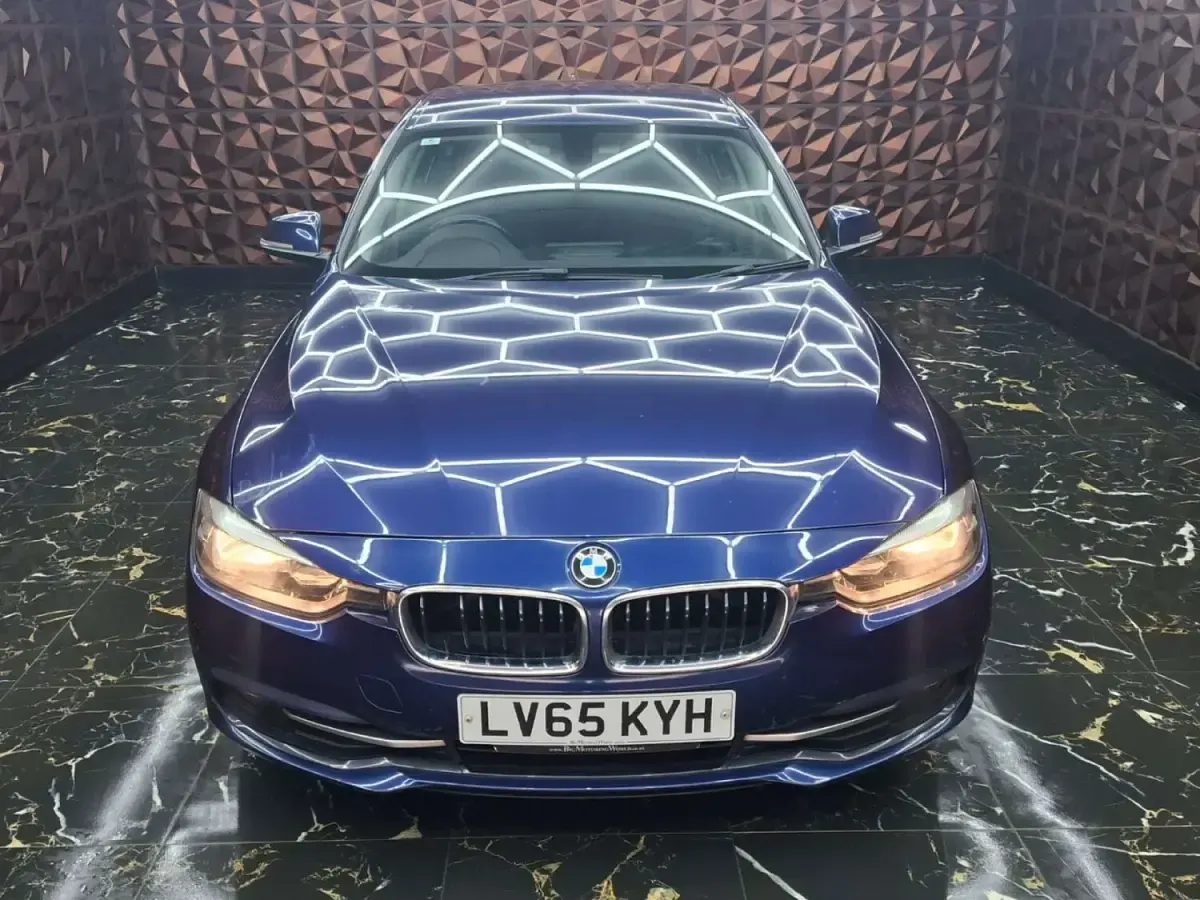 Used BMW 320 Sport Line 2015 Blue Sedan