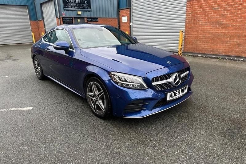 Blue Used 2019 Mercedes C200 AMG line Coupe | £13,000 (Good price) - Image 1/1