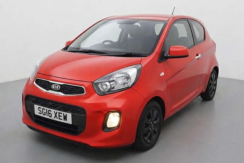 Used Kia Picanto 65 HP (47 kW) 2016 Red Hatchback