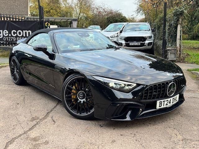 Black Used 2024 Mercedes SL63 AMG Premium Plus Cabriolet | £114,000 - Image 1/4