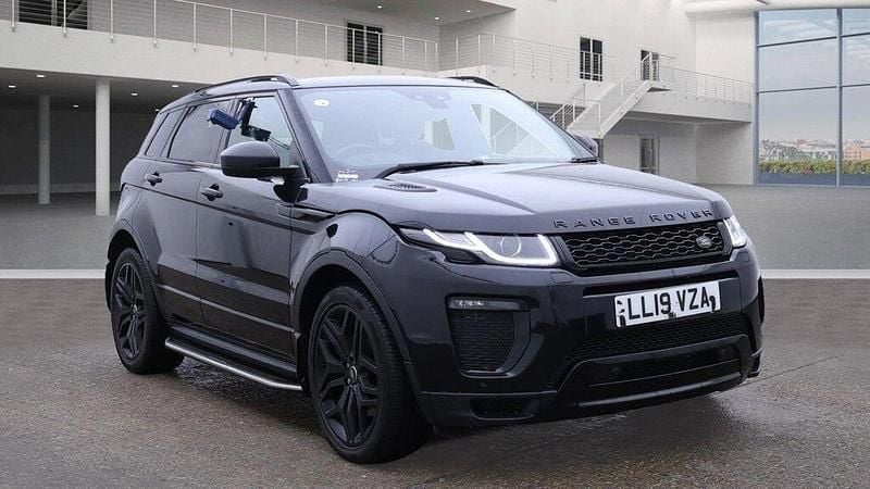 Black Used 2019 Land Rover Range Rover evoque HSE Dynamic Estate | £16,925 (Good price) - Image 1/4