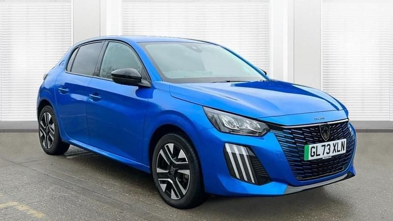 Vertigo blue Used 2023 Peugeot e-208 Style Hatchback | £15,189 (Fair price) - Image 1/4