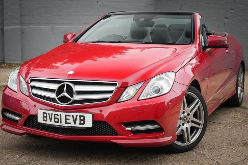 Red Used 2011 Mercedes E350 Sport Edition Cabriolet | £6,999 (Fair price) - Image 1/3