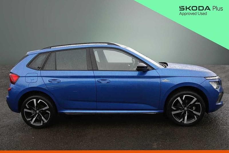 Used Skoda Kamiq Monte Carlo 113 HP (83 kW) 2025 Race blue metallic SUV
