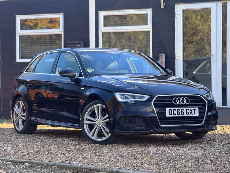 Used Audi A3 S-Line 2017 Black Hatchback