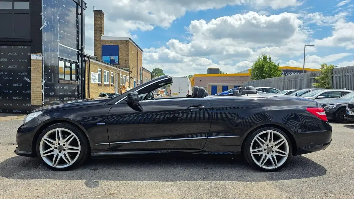 Used Mercedes E350 2011 Black Cabriolet