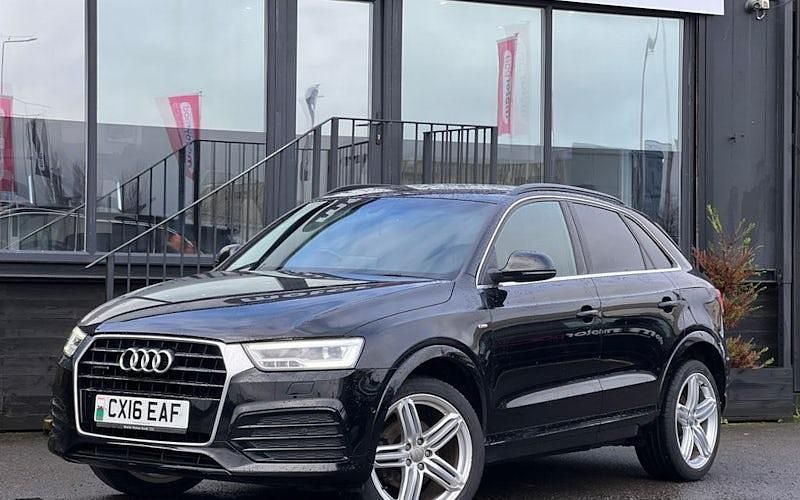 Used Audi Q3 S-line plus 150 HP (110 kW) 2016 Black SUV