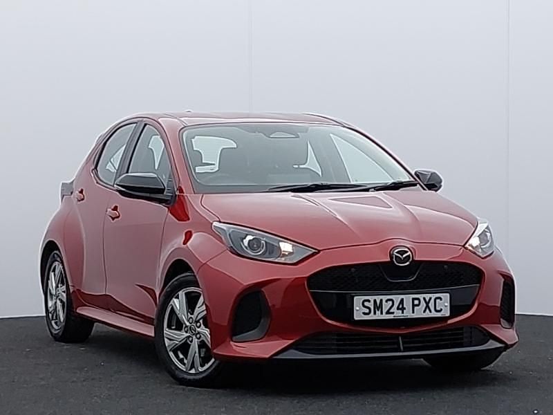 Red Used 2024 Mazda 2 Exclusive-Line Hatchback | £15,698 (Fair price) - Image 1/4
