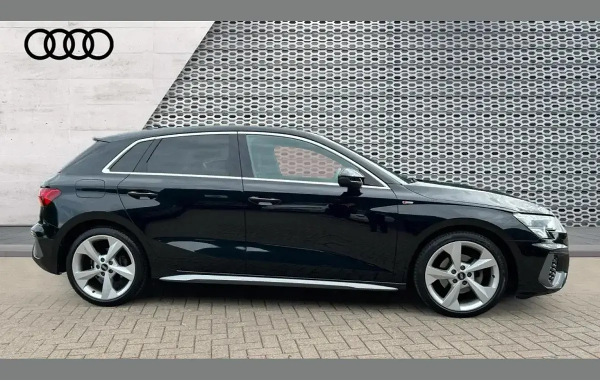 Used Audi A3 S-Line 147 HP (108 kW) 2022 Black Sedan