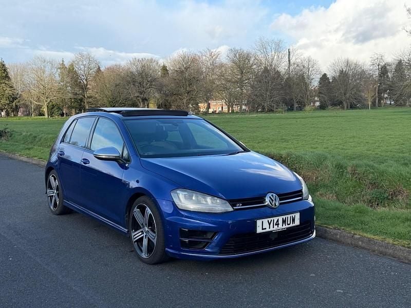 Used VW Golf VII R 2014 Blue Hatchback