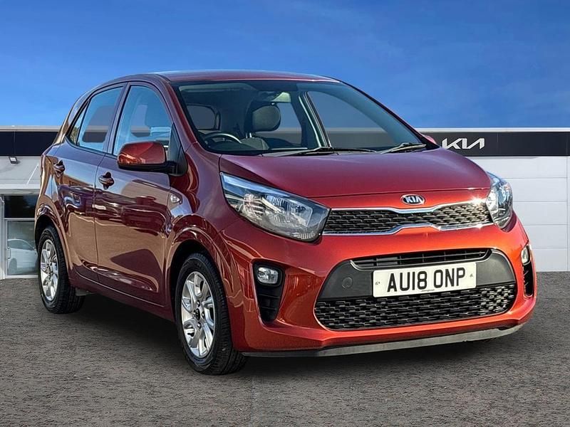 Used Kia Picanto 84 HP (61 kW) 2018 Orange Hatchback