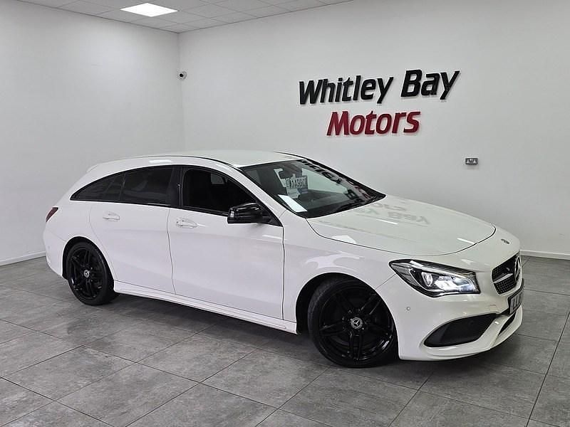 White Used 2018 Mercedes CLA200 AMG line Estate | £14,990 (A bit pricey) - Image 1/4