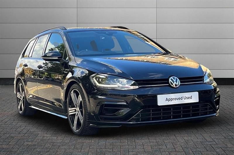 Black Used 2020 VW Golf VII R Estate | £22,995 (Good price) - Image 1/4