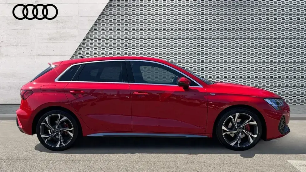 Used Audi A3 S-Line 150 HP (110 kW) 2025 Red Hatchback