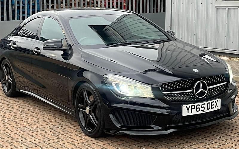 Black Used 2015 Mercedes CLA220 AMG Sedan | £9,000 (Fair price) - Image 1/4