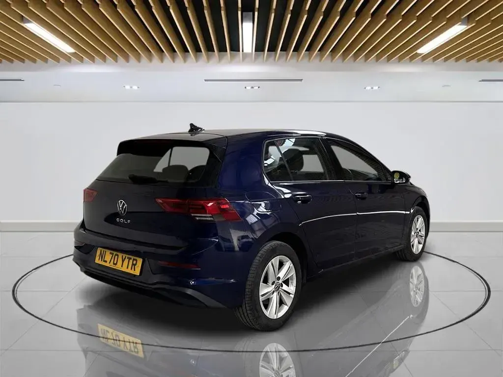 Used VW Golf VII S 130 HP (95 kW) 2020 Blue Hatchback