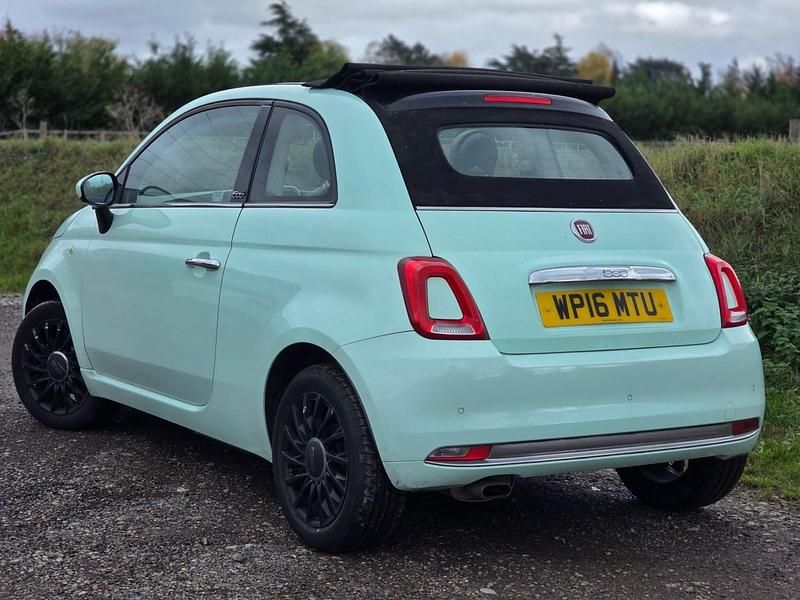 Used Fiat 500C Lounge 2016 Green Cabriolet