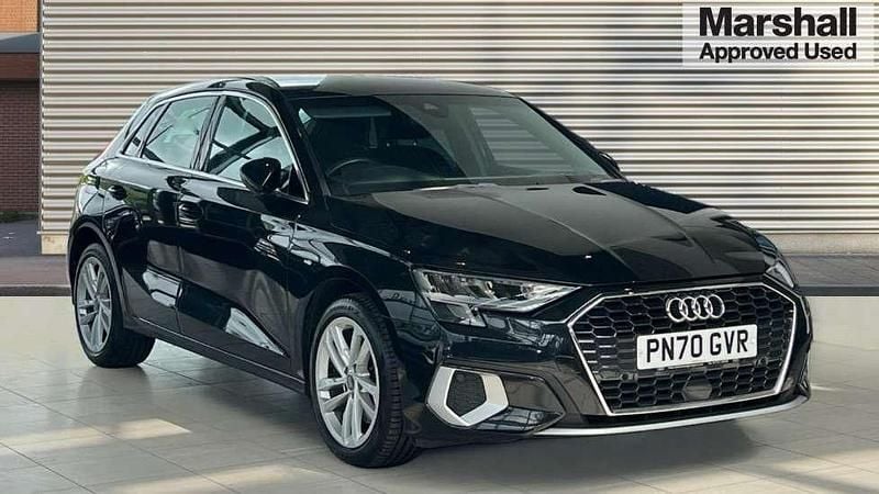 Black Used 2020 Audi A3 Sport Hatchback | £17,980 (Fair price) - Image 1/4