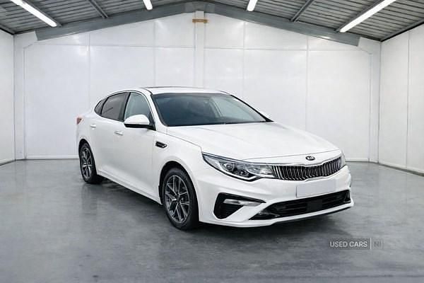 Used Kia Optima 2019 White Sedan