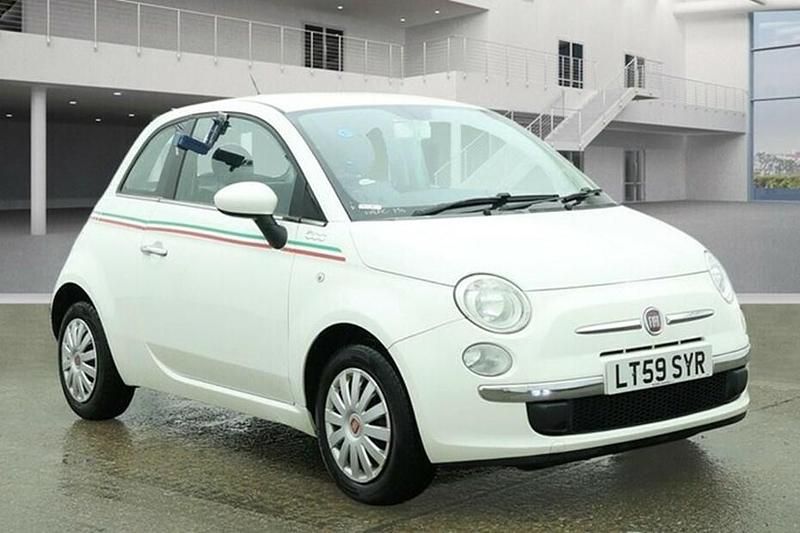 Used Fiat 500 Pop 69 HP (50 kW) 2009 White Cabriolet