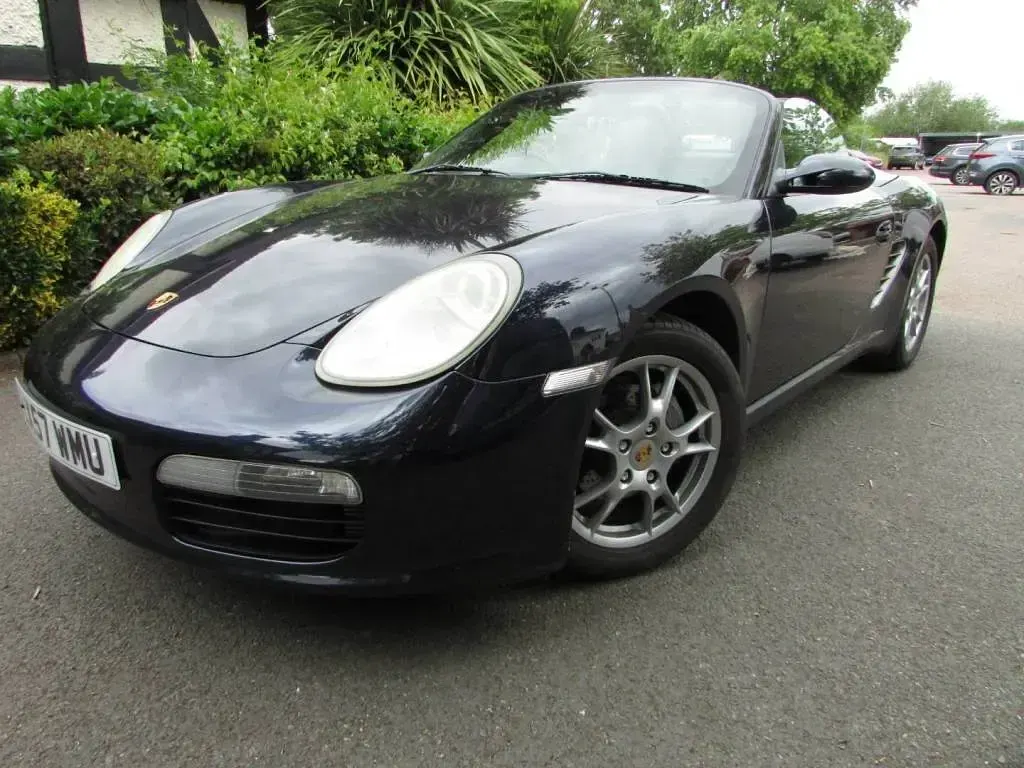 Used Porsche Boxster 245 HP (180 kW) 2007 Blue Cabriolet