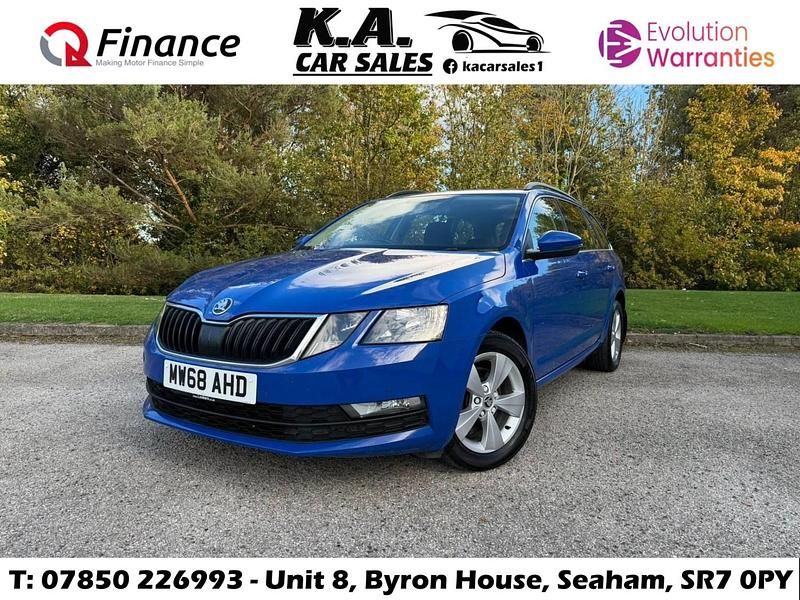 Blue Used 2018 Skoda Octavia SE Technology Estate | £7,750 (Fair price) - Image 1/4