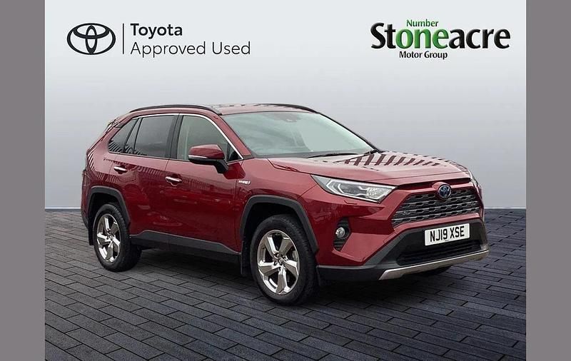 Used Toyota RAV4 Hybrid 218 HP (160 kW) 2019 Red SUV