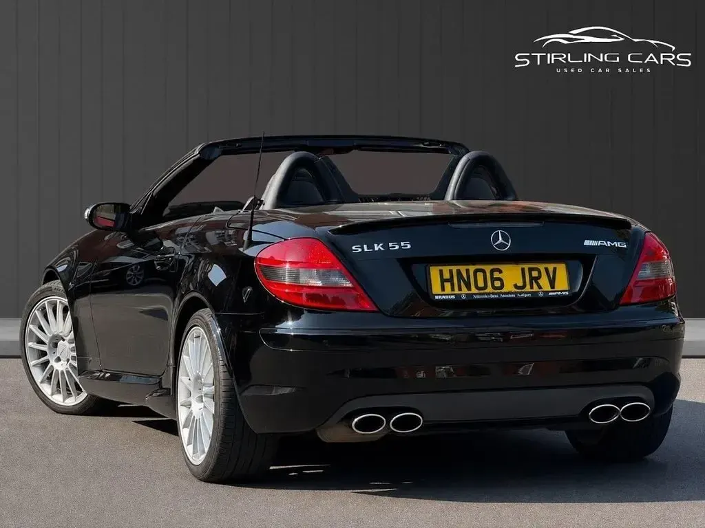 Used Mercedes SLK55 AMG AMG 360 HP (264 kW) 2006 Black Cabriolet