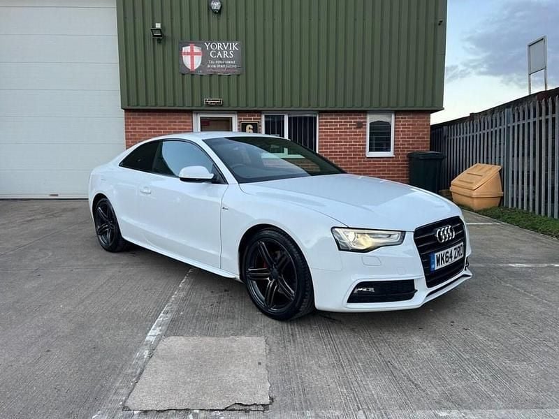 White Used 2014 Audi A5 S-Line Coupe | £8,495 (Fair price) - Image 1/3