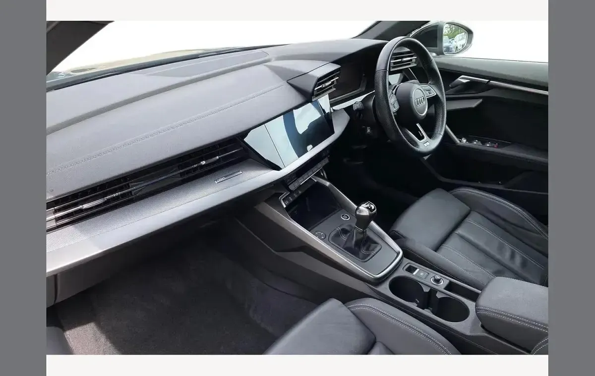 Used Audi A3 S-Line 110 HP (80 kW) 2022 Black Sedan