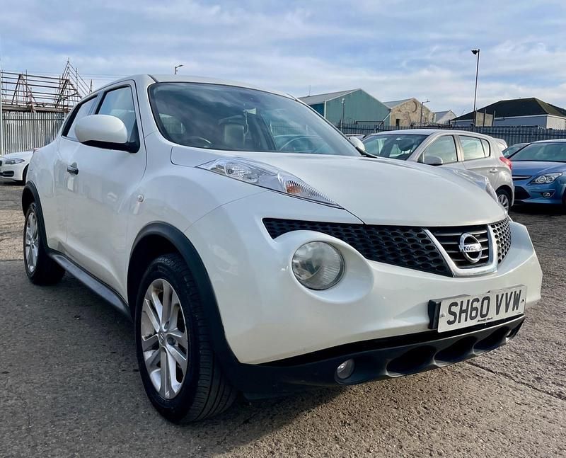 Used Nissan Juke Tekna 109 HP (80 kW) 2010 White SUV