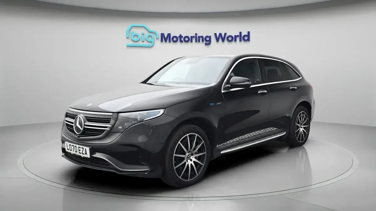 Used Mercedes EQC400 AMG line 300 kW (408 HP) 2020 Black SUV