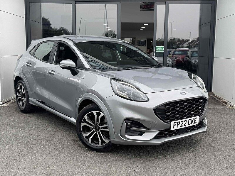 Solar silver (premium paint) Used 2022 Ford Puma ST-Line SUV | £12,395 - Image 1/3
