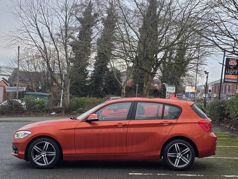 Used BMW 116 Sport Line 2016 Orange Hatchback