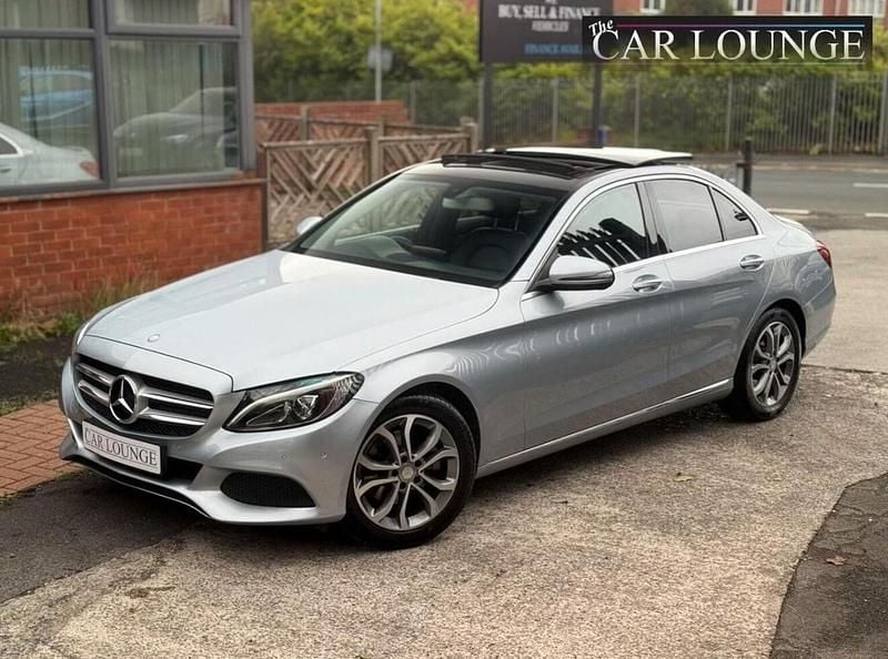 Silver Used 2017 Mercedes C220 Premium Sedan | £11,995 (Good price) - Image 1/4