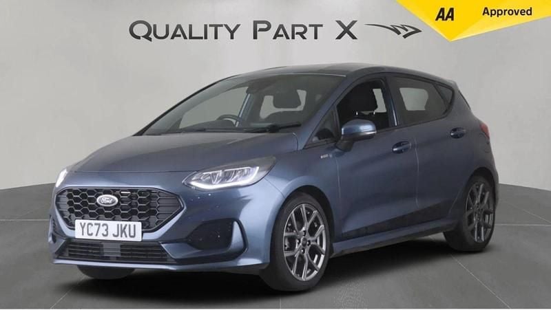 Used Ford Fiesta ST-Line 125 HP (91 kW) 2023 Blue Hatchback
