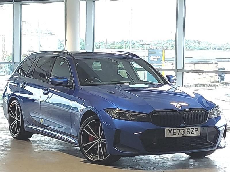 Blue Used 2023 BMW 330e M Sport Estate | £30,998 (Fair price) - Image 1/4