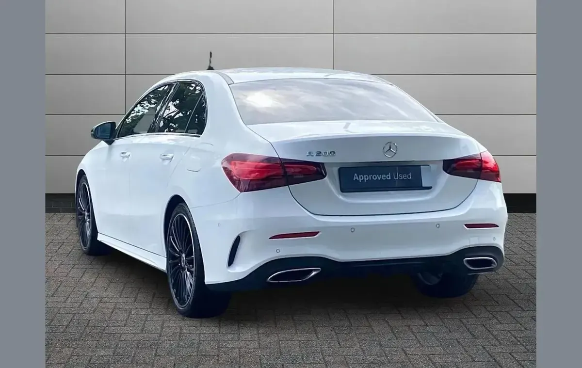Used Mercedes A200 AMG line 175 HP (128 kW) 2025 White Sedan