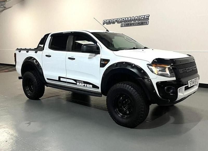 White Used 2014 Ford Ranger XL Pickup | £12,995 (Expensive) - Image 1/4
